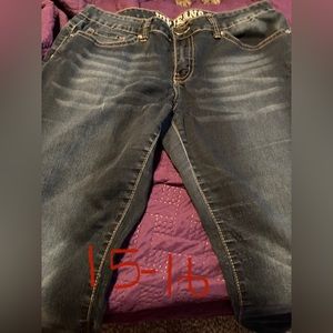 VIP JEANS LIKE NEW Sz 15-16